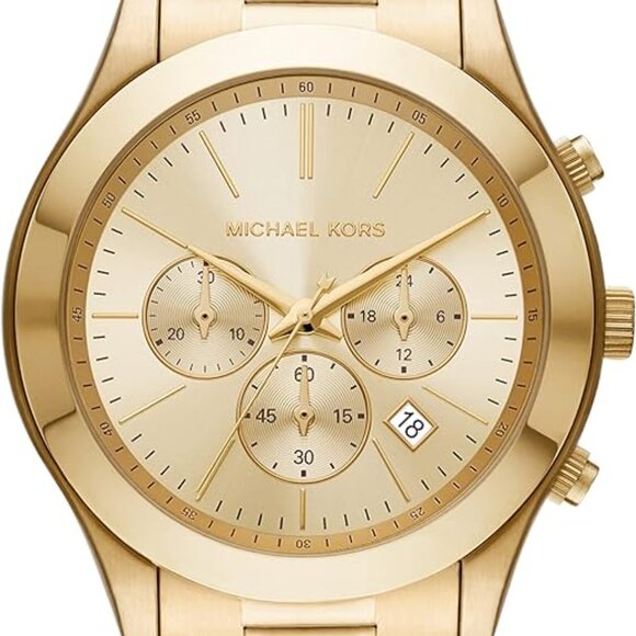 Michael Kors Runway Gold-Tone Watch - Picture 7 of 7